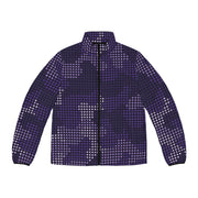 Camo Puffer Jacket | Blue LED Screen Camo Colors