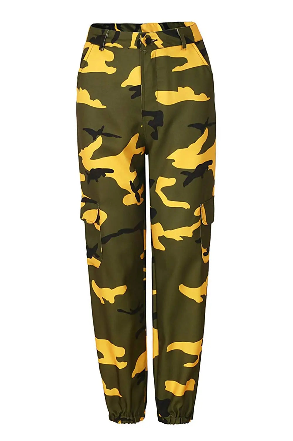Women’s High-Waist Camo Cargo Pants – 6 Colors | Camo Colors