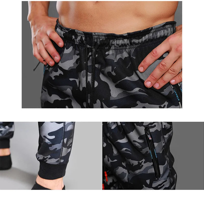 Men's Camouflage Jogging Pants with Pockets | Camo Colors
