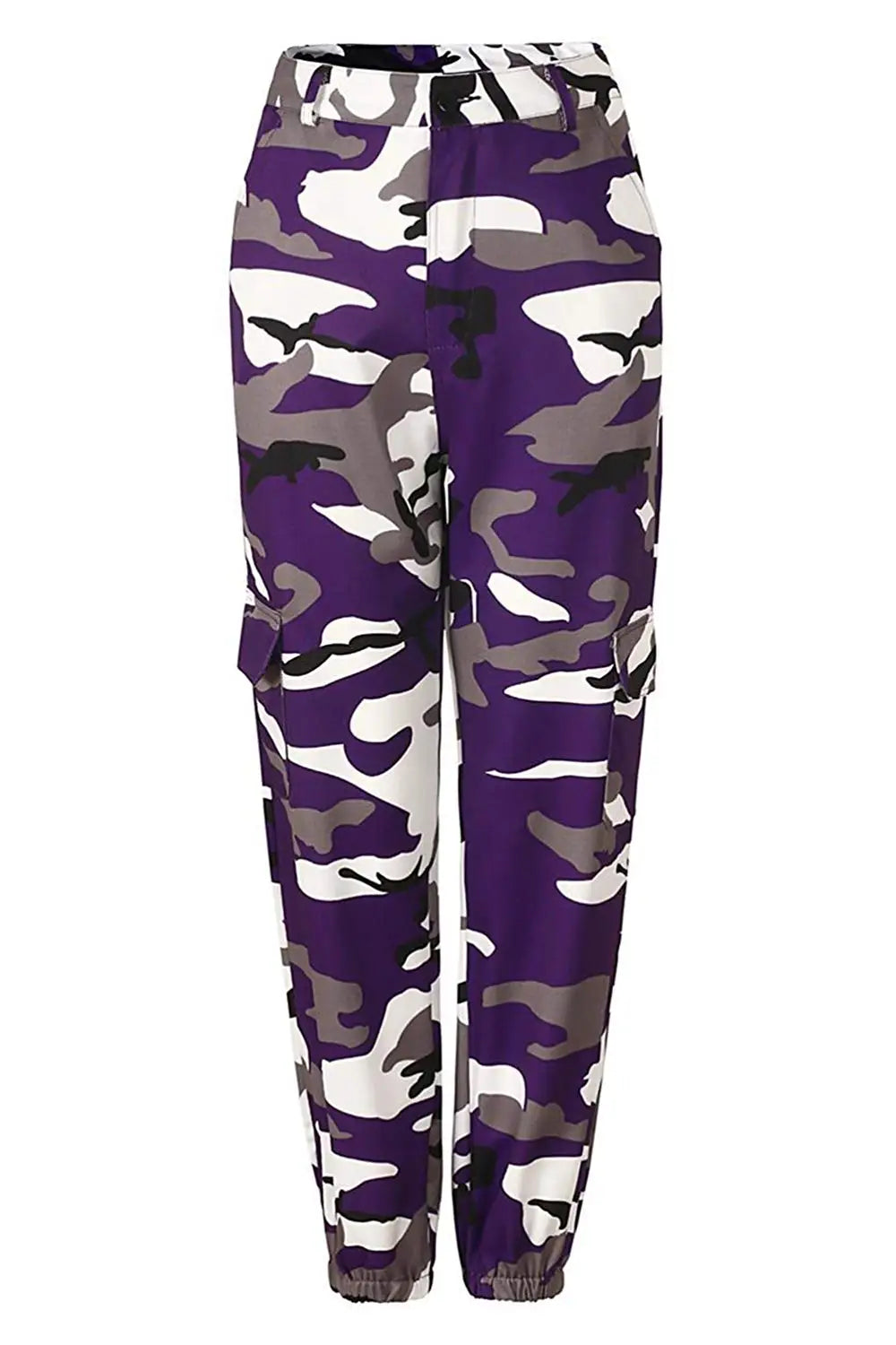 Women’s High-Waist Camo Cargo Pants – 6 Colors | Camo Colors