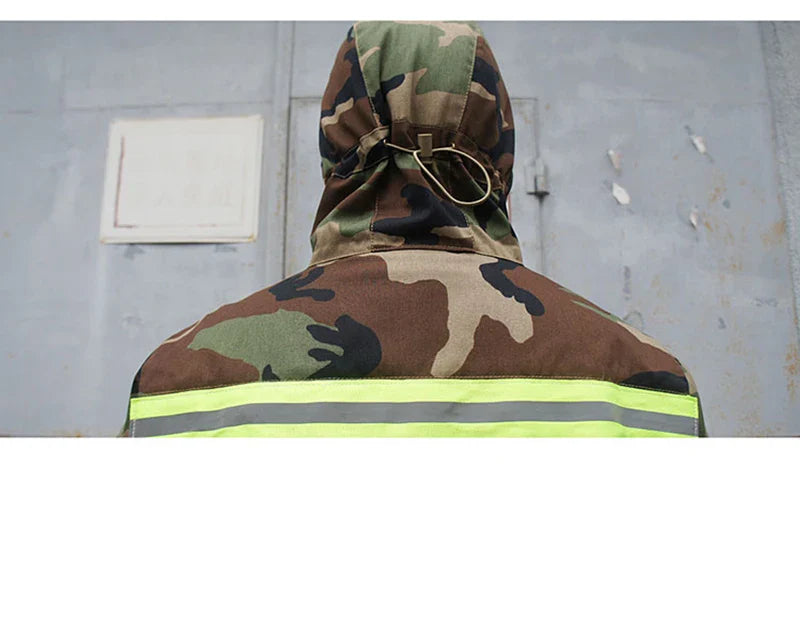 Camouflage Tactical Jacket | Military-Inspired Windbreaker for Men | Camo Colors