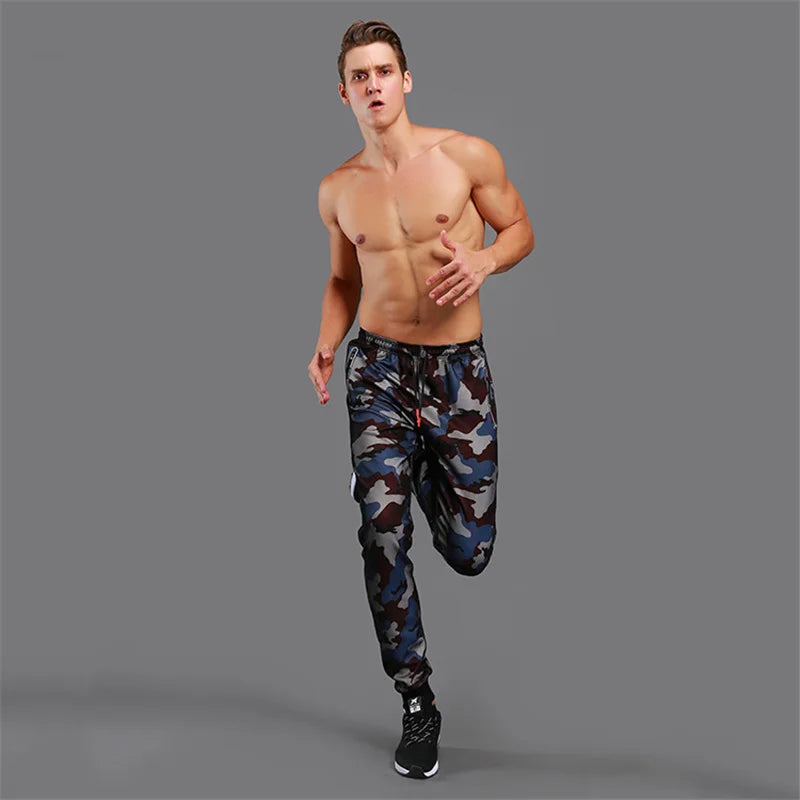 Men's Camouflage Jogging Pants with Pockets | Camo Colors