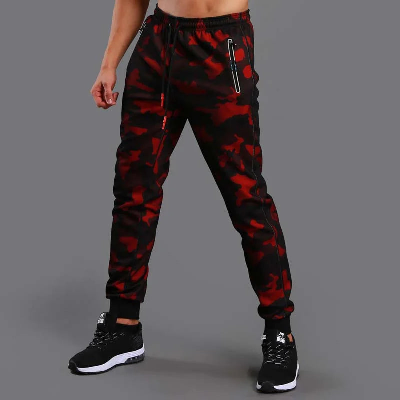 Men's Camouflage Jogging Pants with Pockets | Camo Colors