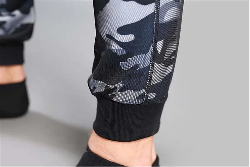 Men's Camouflage Jogging Pants with Pockets | Camo Colors