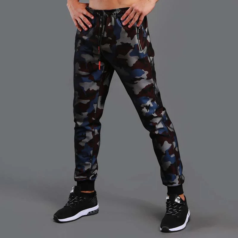 Men's Camouflage Jogging Pants with Pockets | Camo Colors