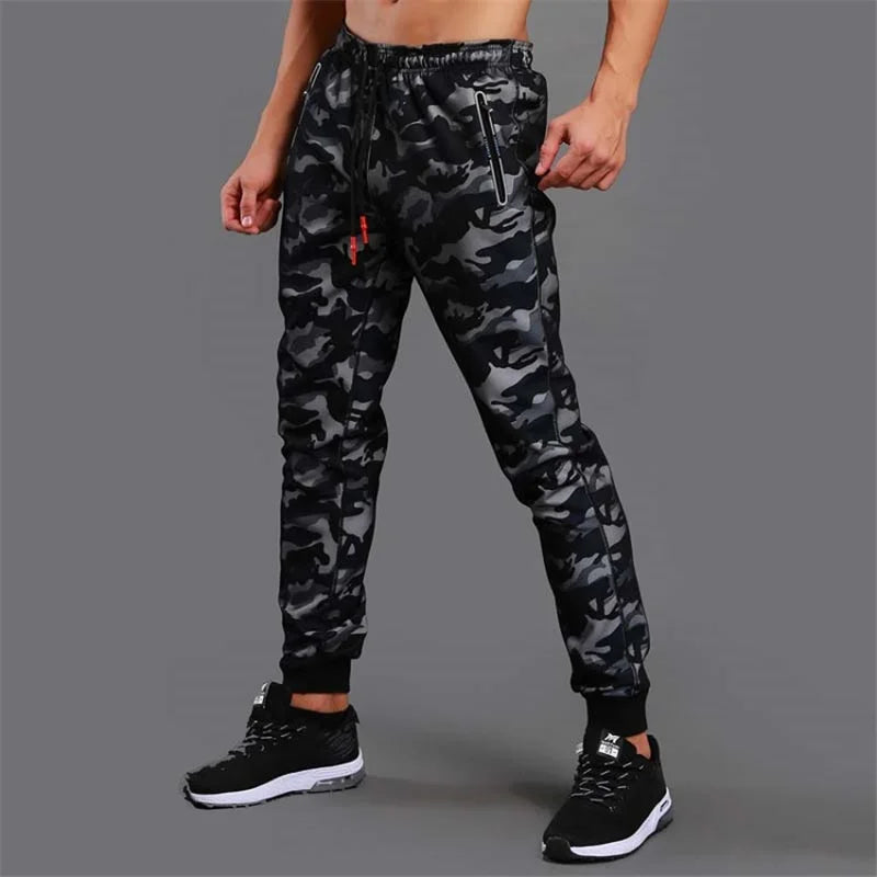Men's Camouflage Jogging Pants with Pockets | Camo Colors