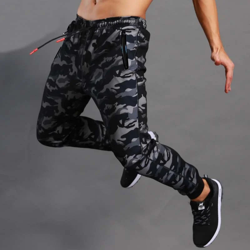 Men's Camouflage Jogging Pants with Pockets | Camo Colors