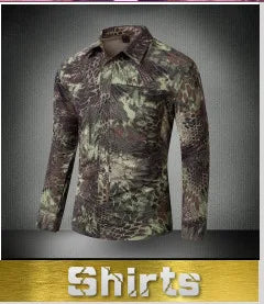 Men's Tactical Camouflage Cargo Pants | Military-Style Workwear | Camo Colors