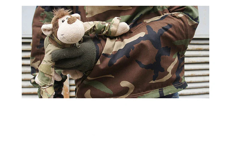 Camouflage Tactical Jacket | Military-Inspired Windbreaker for Men | Camo Colors