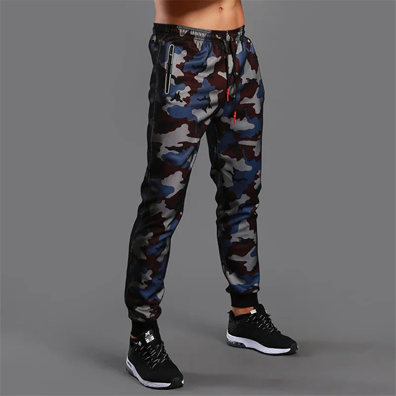 Men's Camouflage Jogging Pants with Pockets | Camo Colors