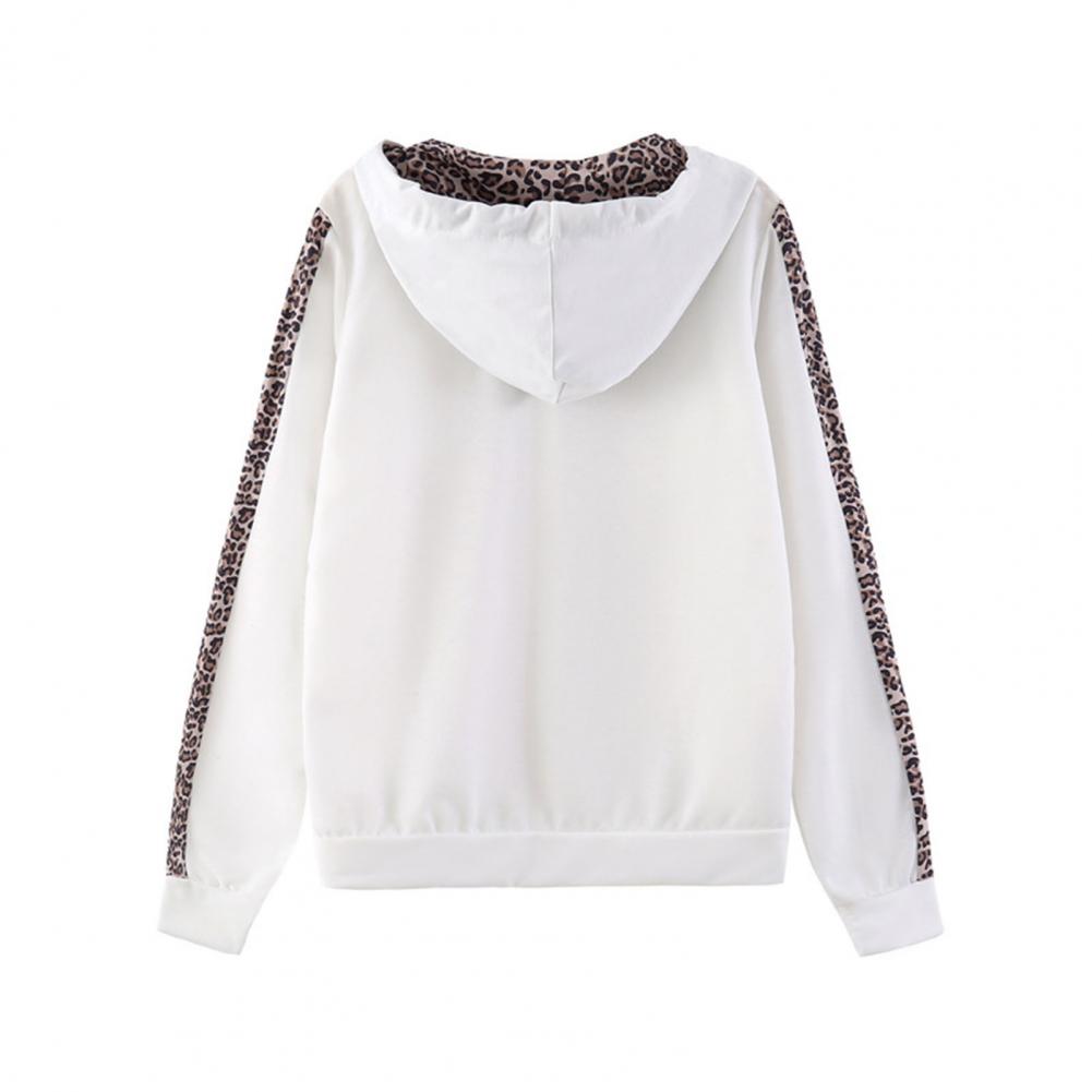 Women’s Leopard Stitching Two-Piece Tracksuit – Hoodie & Pants Set | Camo Colors