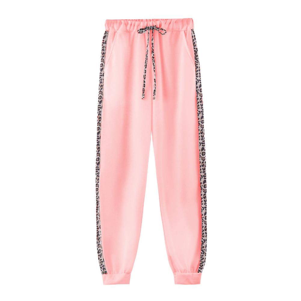 Women’s Leopard Stitching Two-Piece Tracksuit – Hoodie & Pants Set | Camo Colors