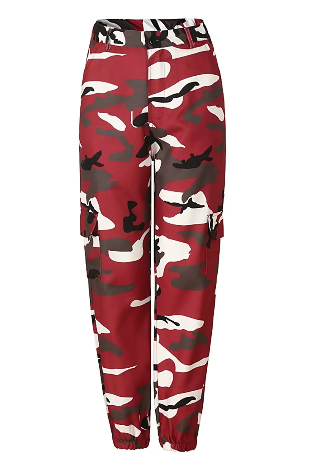 Women’s High-Waist Camo Cargo Pants – 6 Colors | Camo Colors