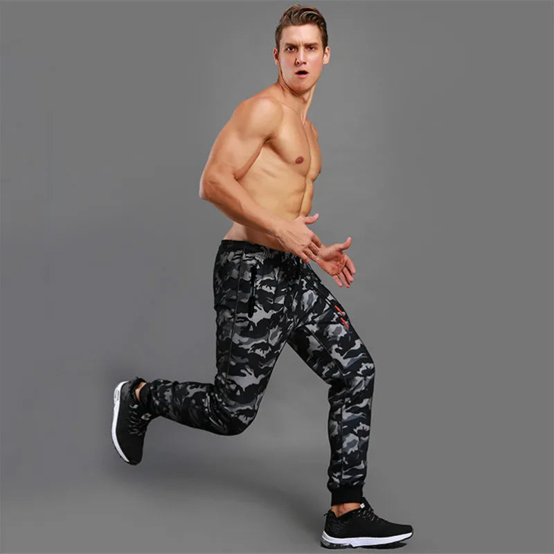 Men's Camouflage Jogging Pants with Pockets | Camo Colors