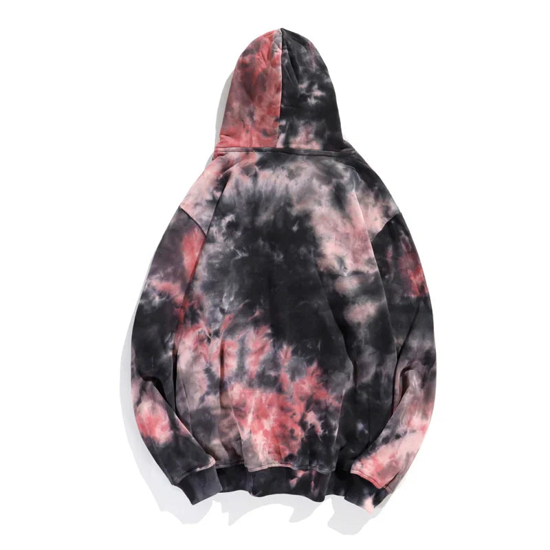 Cotton Tie Dye Hoodie – Unisex Harajuku Streetwear | Camo Colors