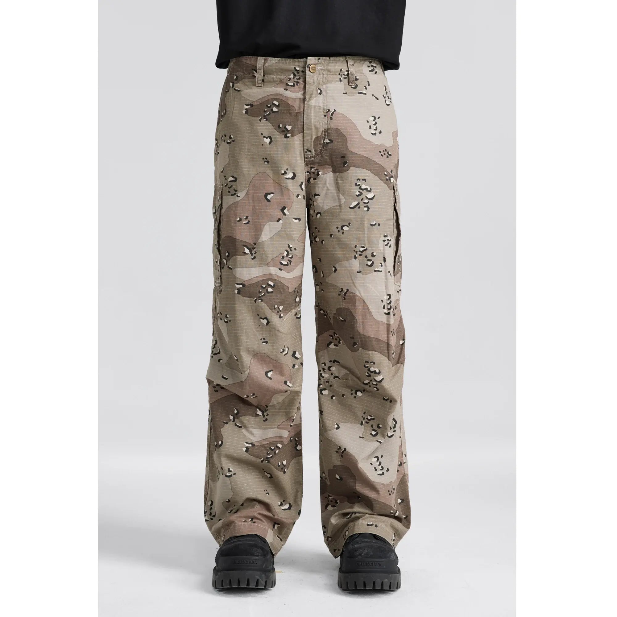 Japanese Streetwear Fall Camouflage Trousers Camo Colors