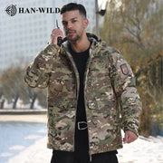 Men's Winter Tactical Camo Parkas: Warm, Waterproof, Windproof Camo Colors