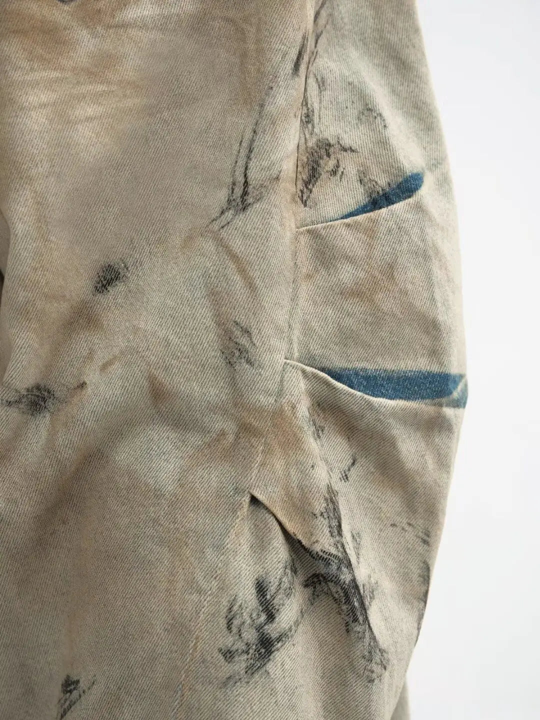 High Street Tie-Dye Distressed Jeans – Hip-Hop Retro Style | Camo Colors