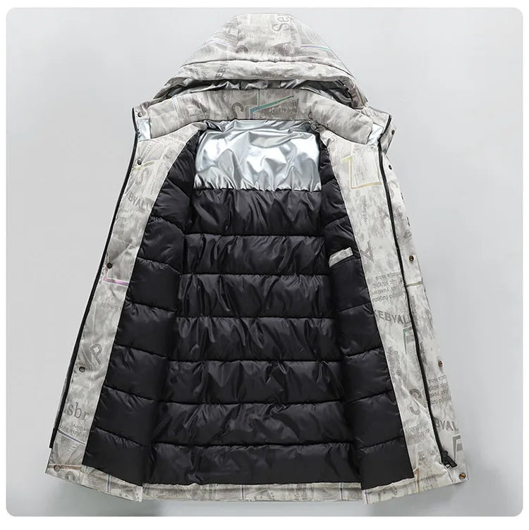 Men's Plus-Size Camouflage Padded Jacket – 10XL Winter Coat | Camo Colors