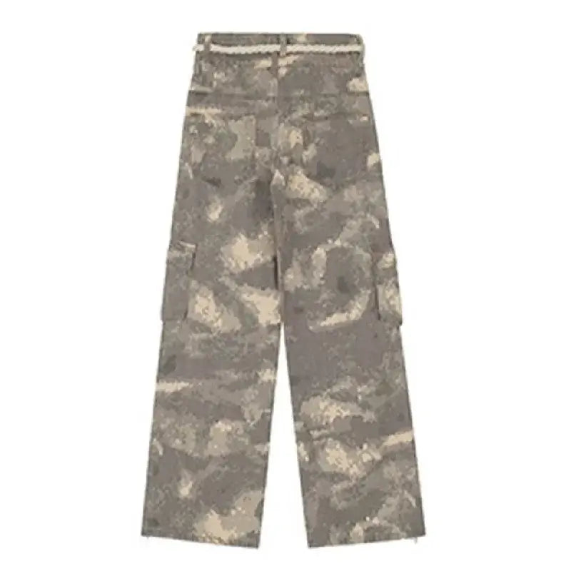 Autumn Camouflage Baggy Overalls with Drawstring Waist | Camo Colors