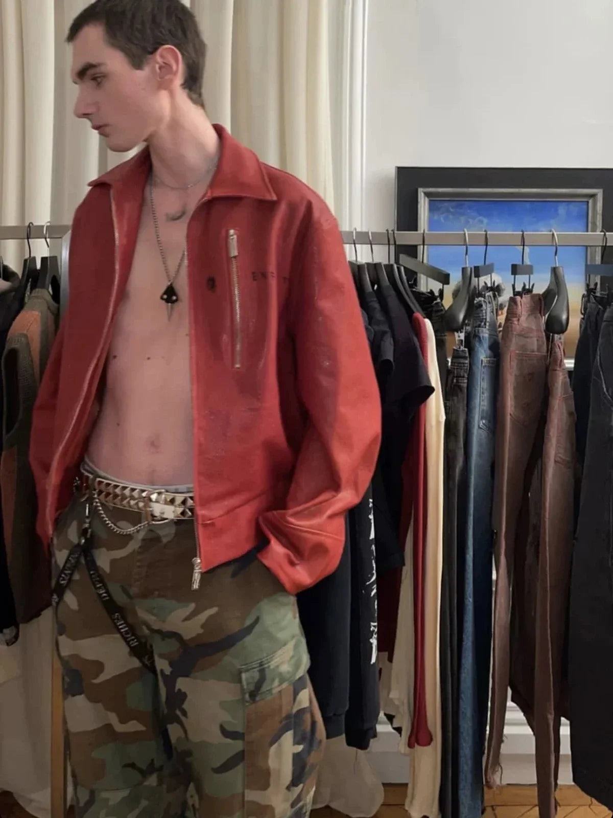 Men's Vintage Camouflage Cargo Pants | Y2K High-Street Style | Camo Colors