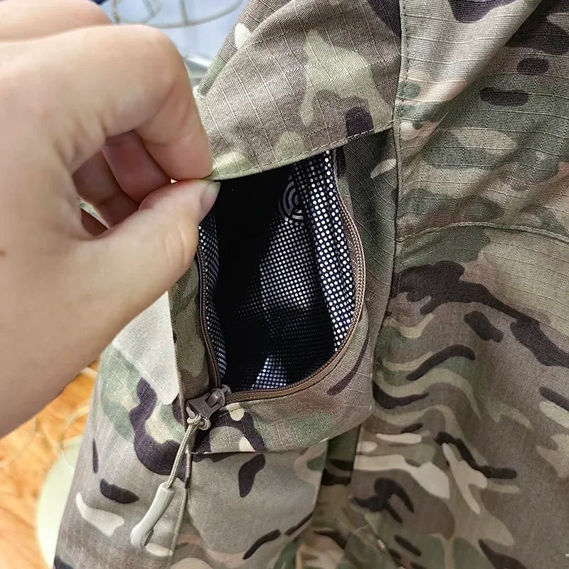 Men's Winter Tactical Camo Parkas: Warm, Waterproof, Windproof Camo Colors