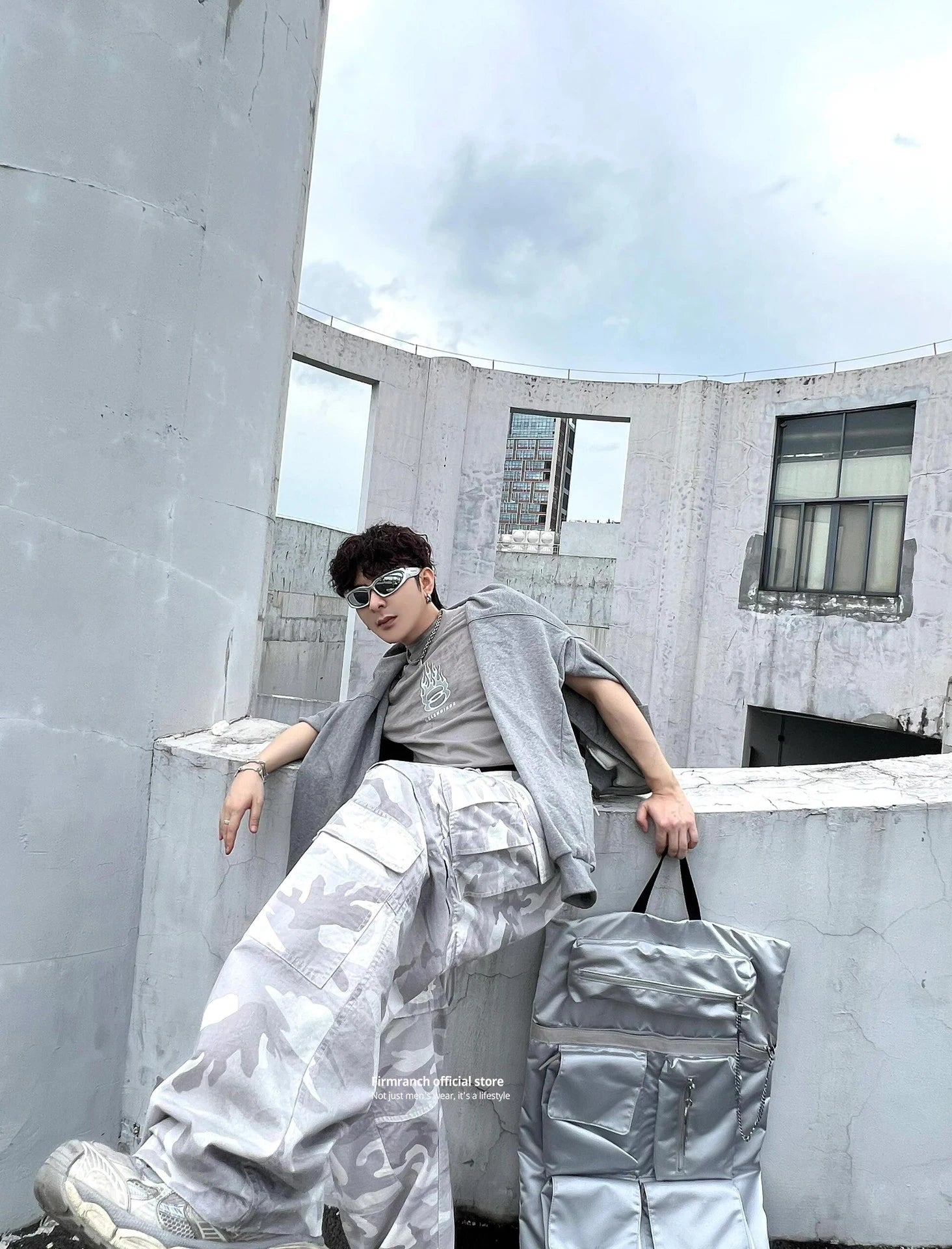 Unisex Firmranch Camouflage Detachable Cargo Pants Men Women Camo Colors