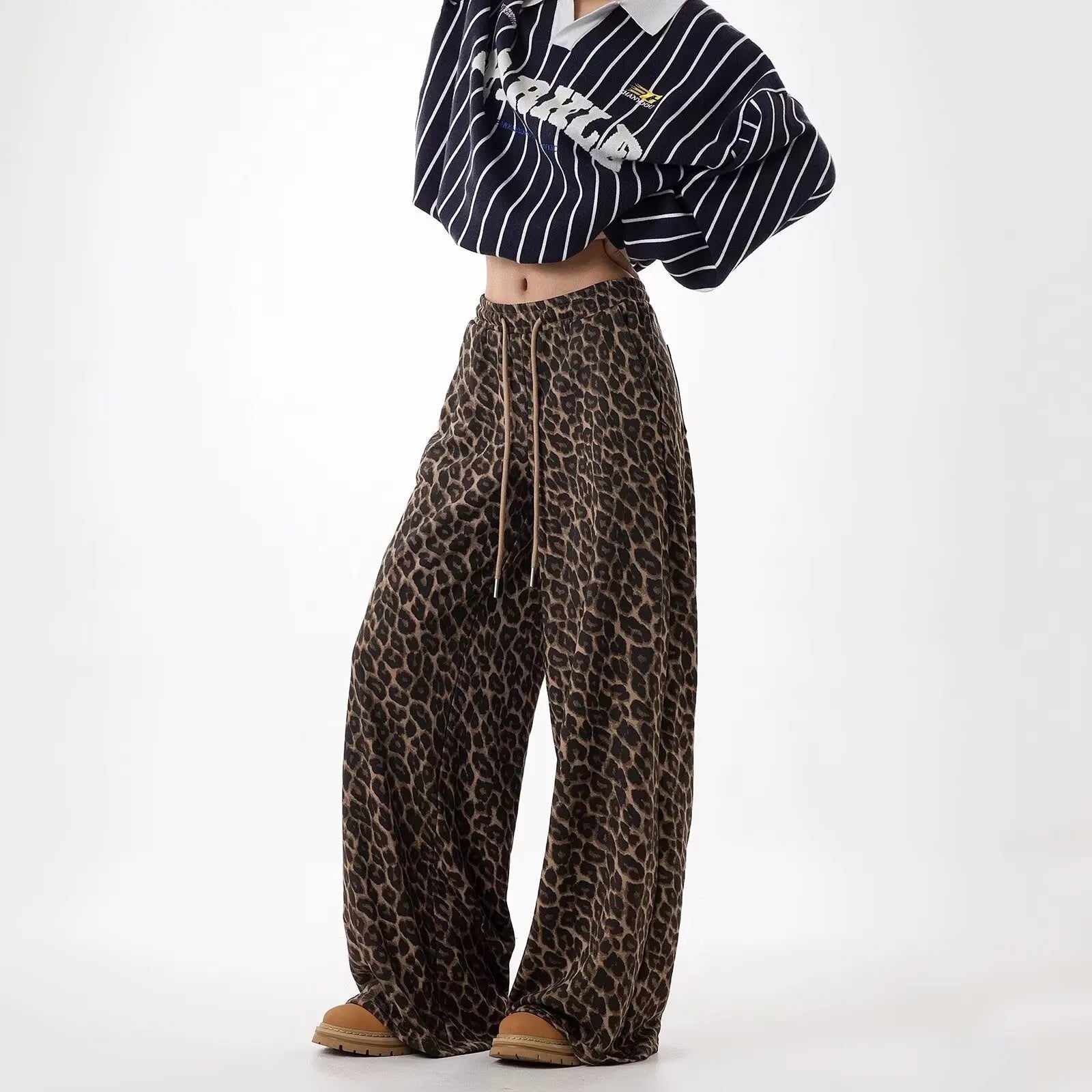 Men's Leopard Print Sweatpants | High-Street Casual Trend | Camo Colors