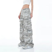 High-Waist Camo Cargo Pants – Oversize Streetwear Style | Camo Colors
