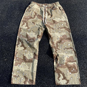 Desert Camouflage Oversized Cargo Lumber Pants | Camo Colors