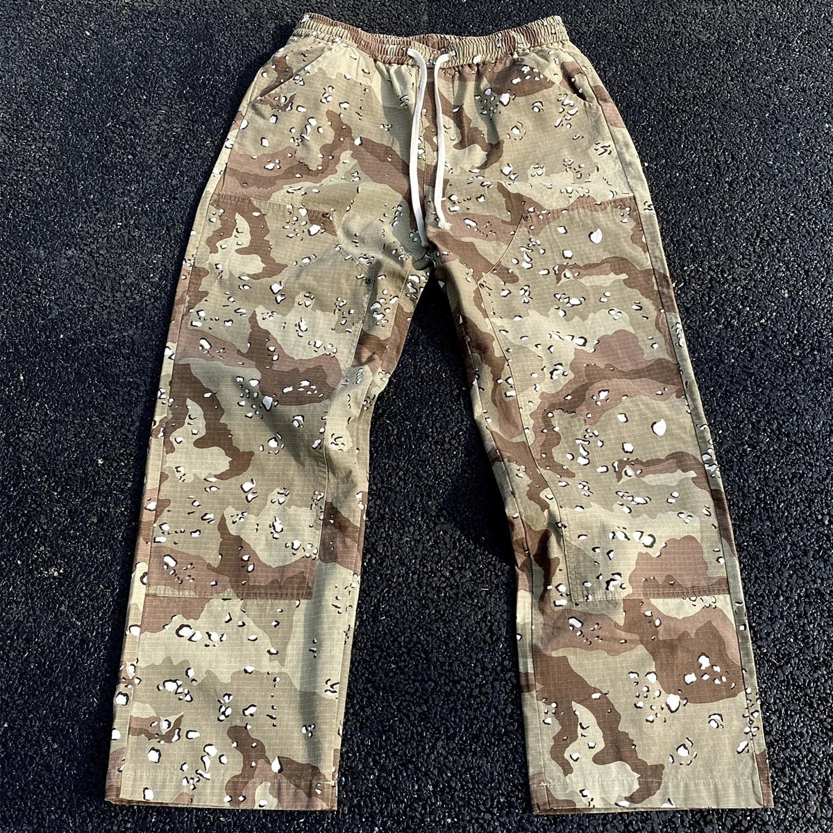 Desert Camouflage Oversized Cargo Lumber Pants | Camo Colors