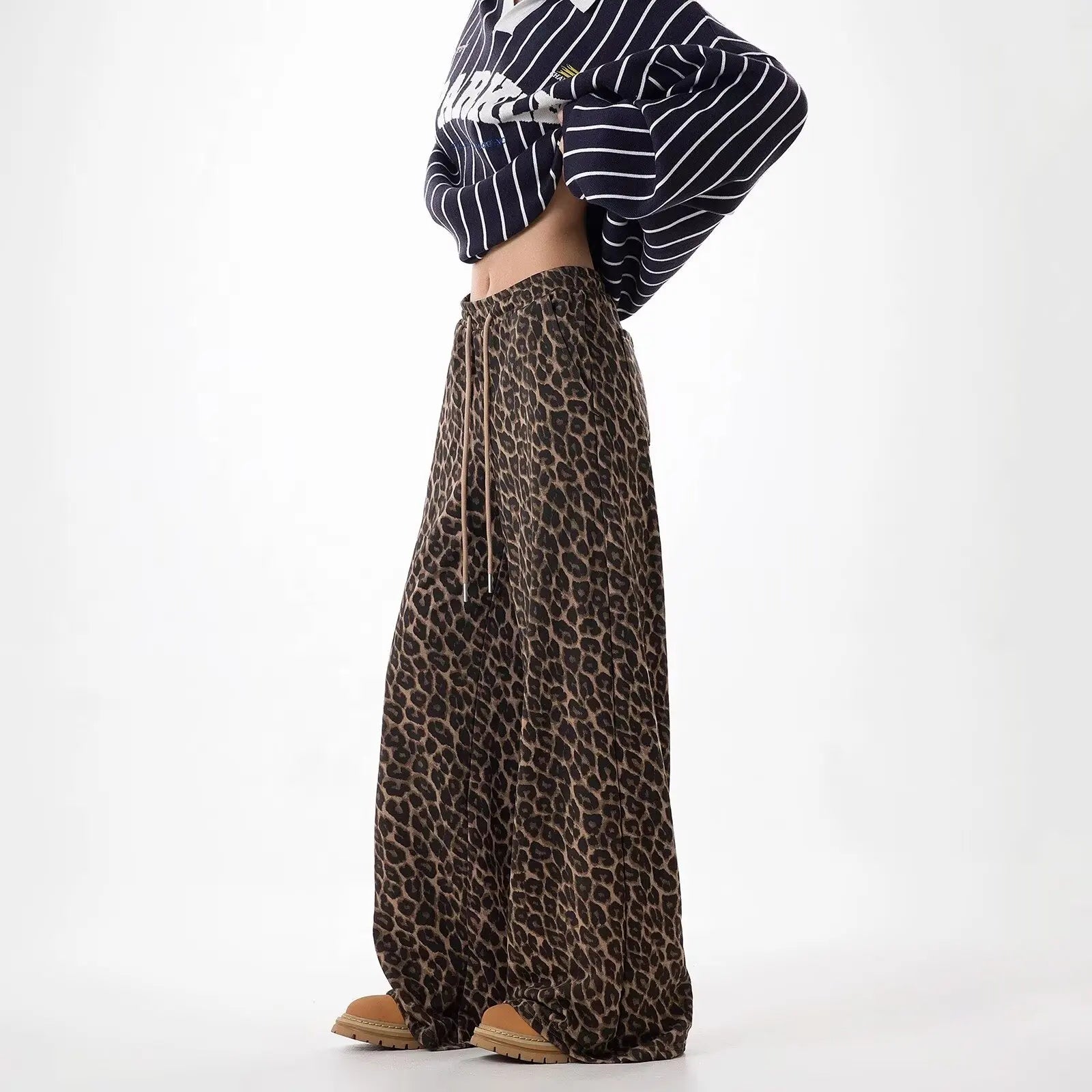 Men's Leopard Print Sweatpants | High-Street Casual Trend | Camo Colors