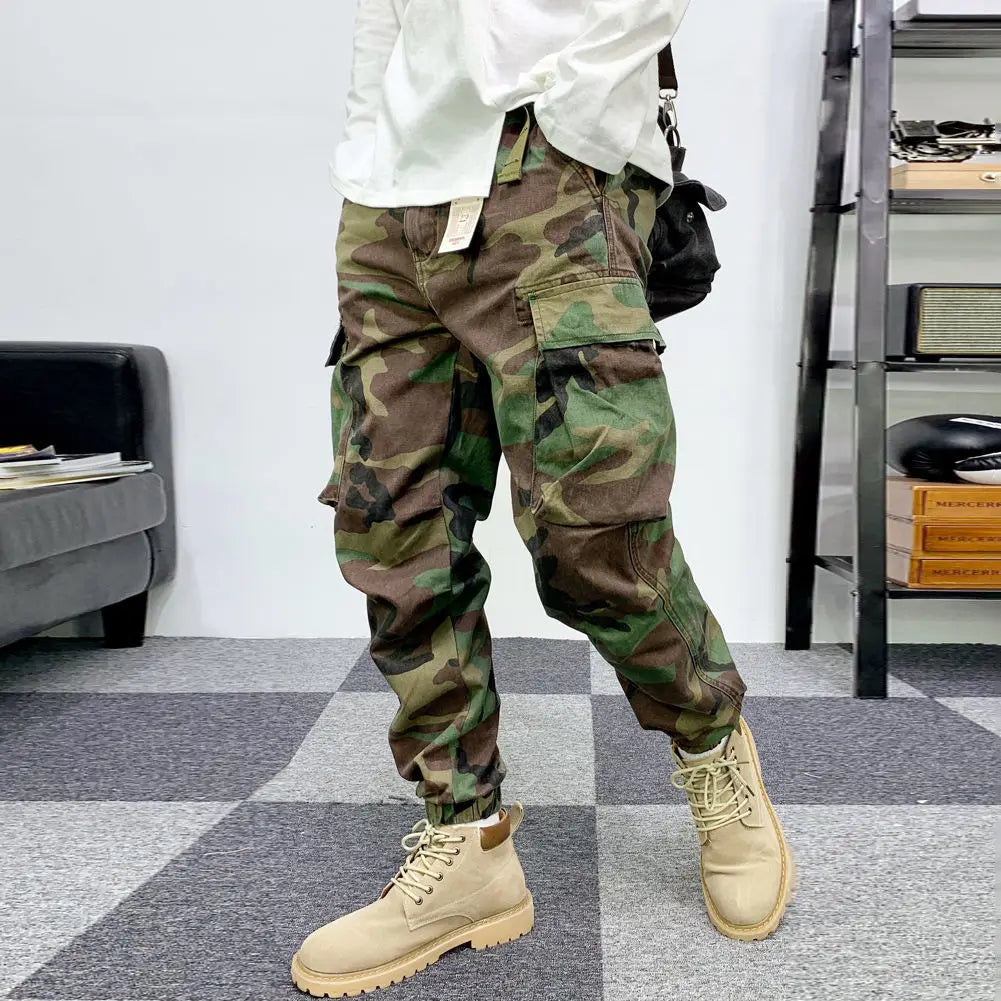 Snake Print Cargo Pants – Bold Streetwear with Utility |Camo Colors