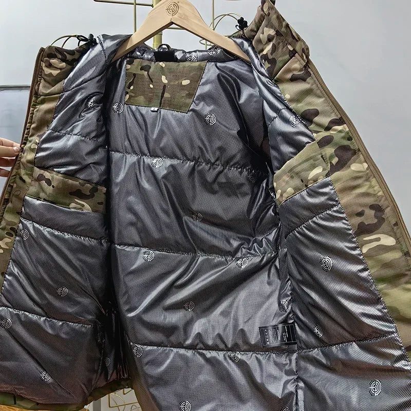 Men's Winter Tactical Camo Parkas: Warm, Waterproof, Windproof Camo Colors