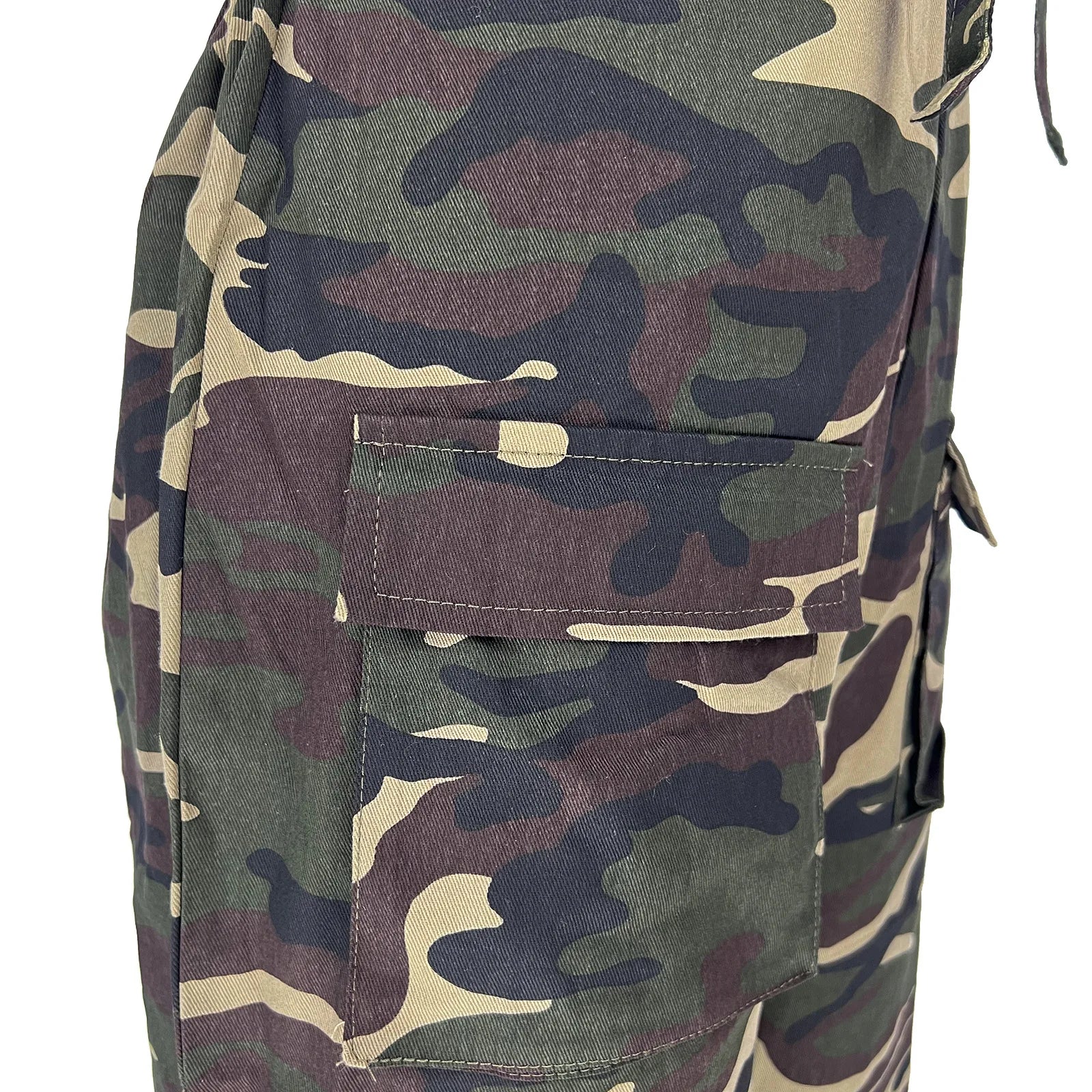 Women's Sleeveless Camouflage Cargo Jumpsuit for Summer | Camo Colors