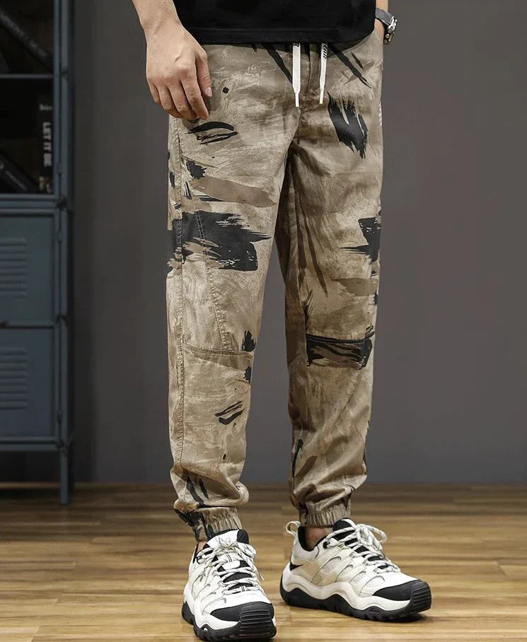 Lightweight Camouflage Harem Pants with Elastic Waist | Camo Colors