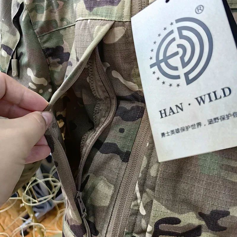 Men's Winter Tactical Camo Parkas: Warm, Waterproof, Windproof Camo Colors