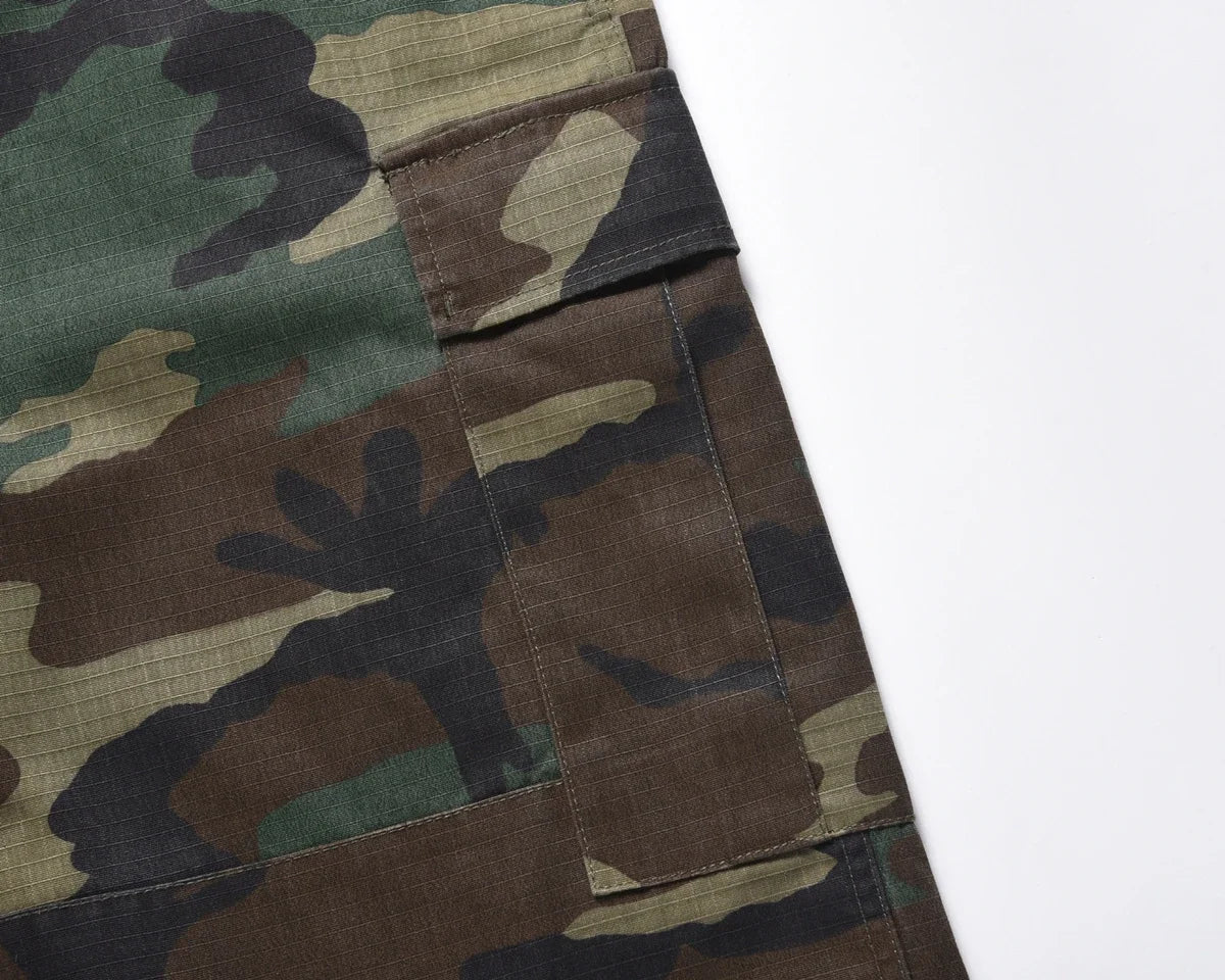 Men's Vintage Camouflage Cargo Pants | Y2K High-Street Style | Camo Colors