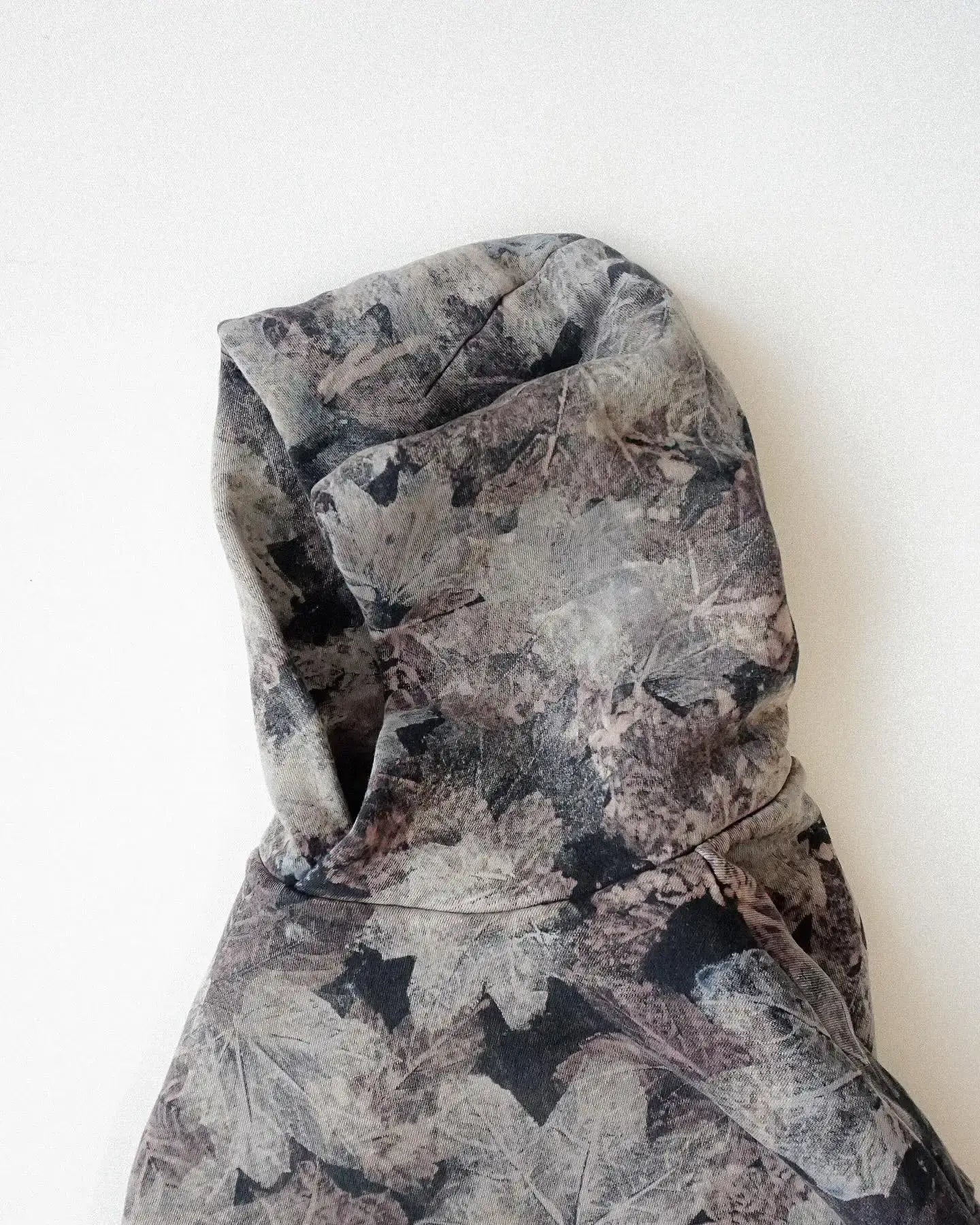 Y2k Men's Grey Camo Hoodie | Oversized Vintage Realtree Print Camo Colors