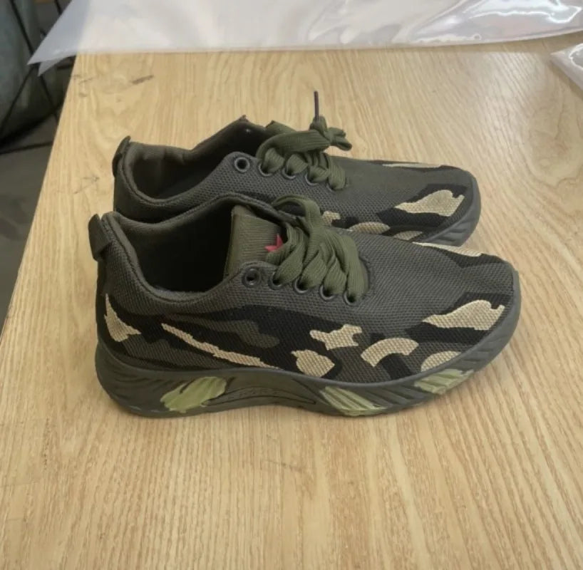 Unisex Camouflage Sports Shoes – Lightweight & Durable for Outdoor Adventures | Camo Colors