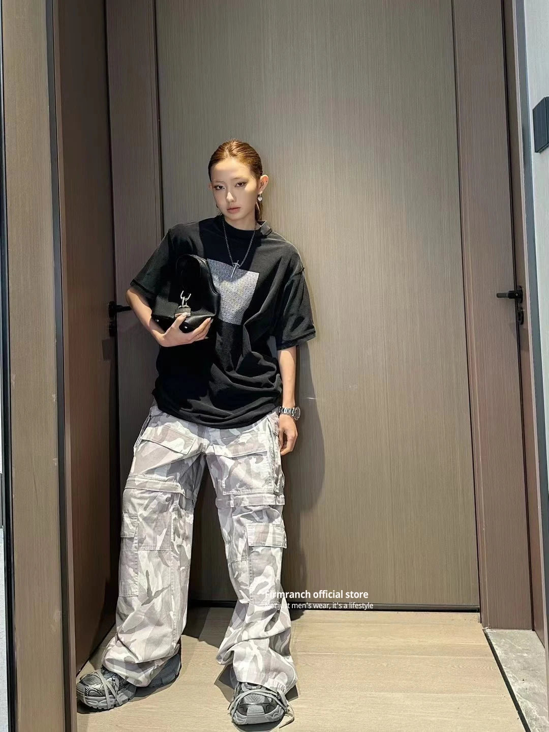 Unisex Firmranch Camouflage Detachable Cargo Pants Men Women Camo Colors