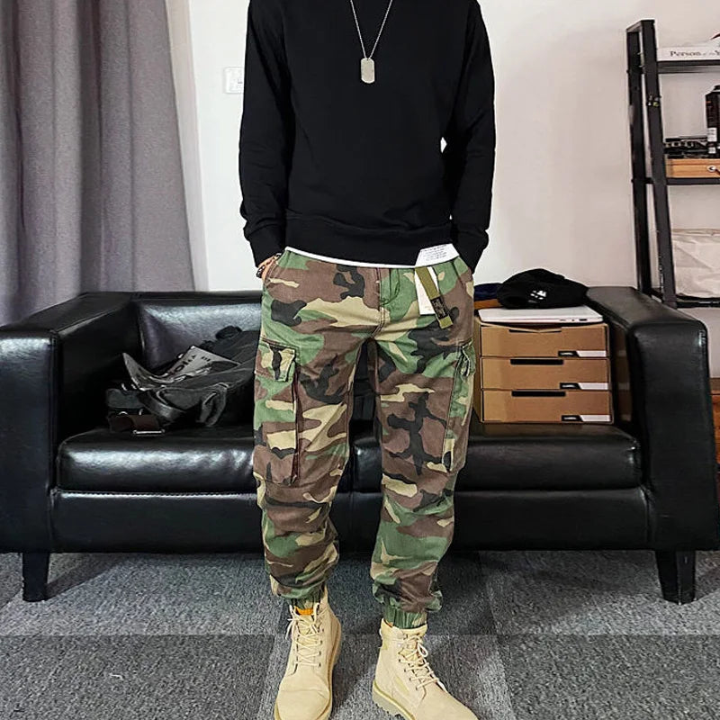 Snake Print Cargo Pants – Bold Streetwear with Utility |Camo Colors