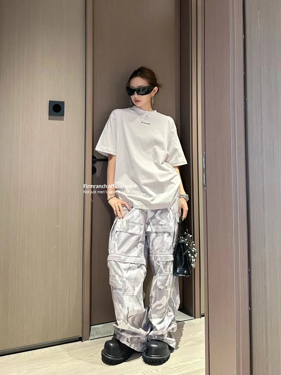 Unisex Firmranch Camouflage Detachable Cargo Pants Men Women Camo Colors