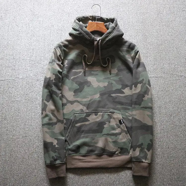 Cotton Loose Military Luxury Korean Camouflage Hoodie for Women | Camo Colors
