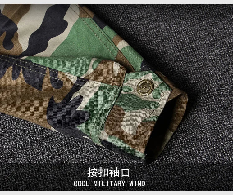 Camo Set for Men | Tactical Jacket and Cargo Pants Camo Colors