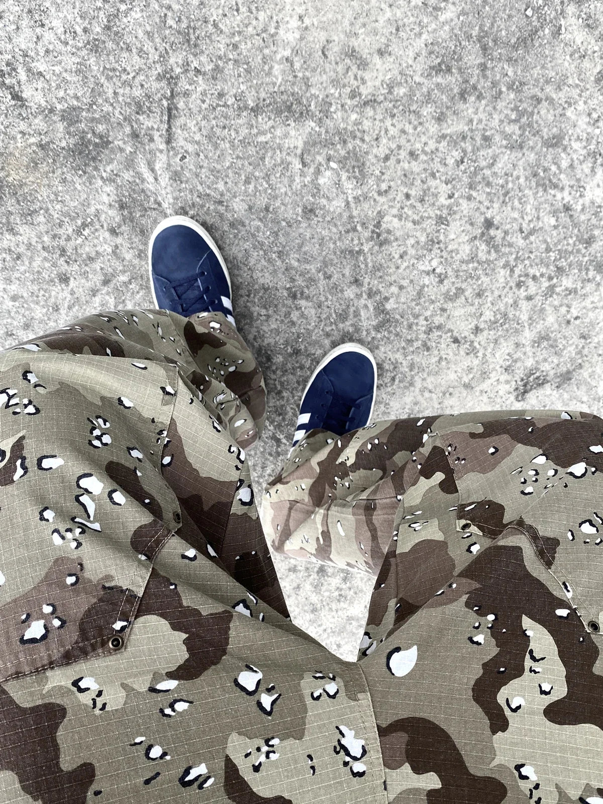 Desert Camouflage Oversized Cargo Lumber Pants | Camo Colors