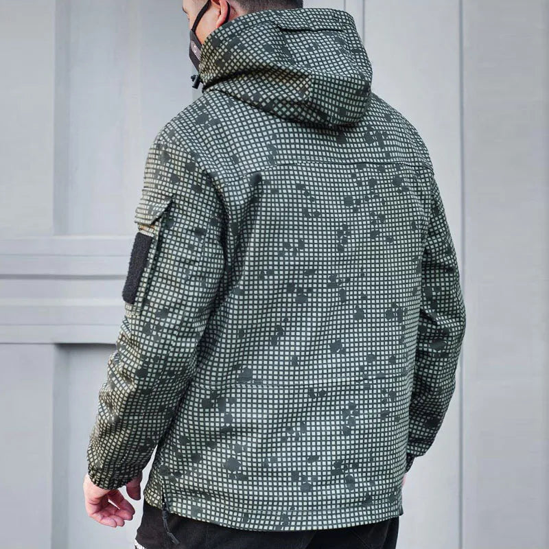 Men’s Tactical Camouflage Hooded Jacket | Camo Colors