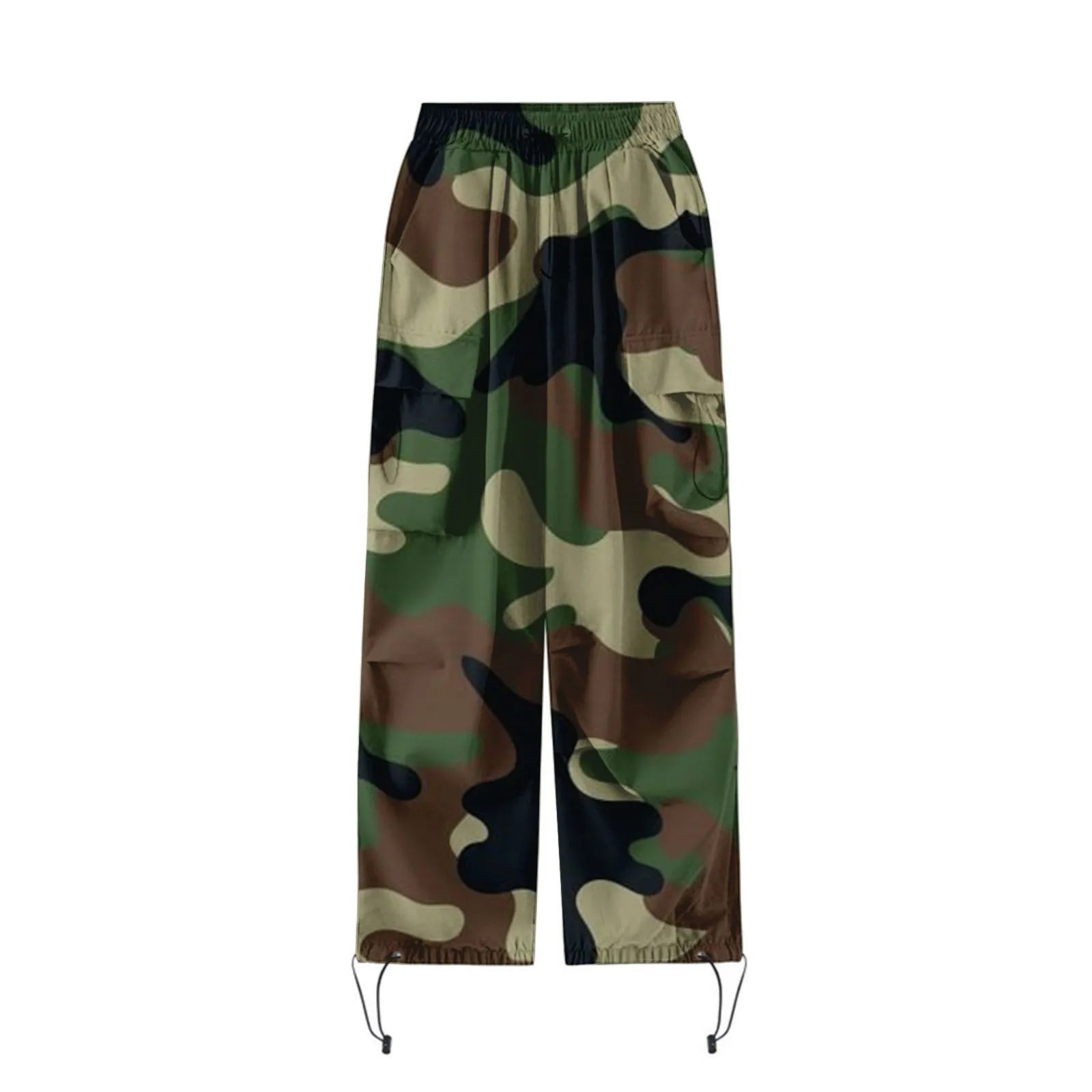 Women's Camo Cargo Joggers – Baggy Wide-Leg Sweatpants | Camo Colors
