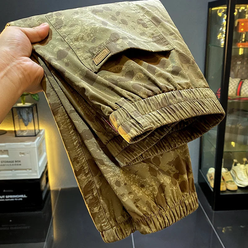 Loose Fit Camo Harem Pants: Breathable & All-Matching for Men Camo Colors