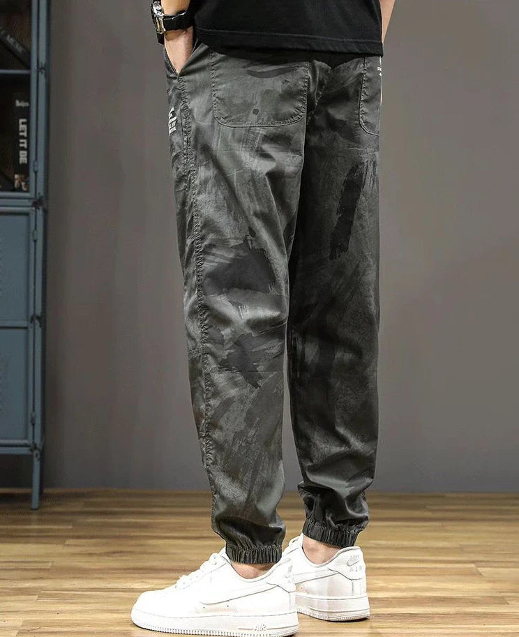 Lightweight Camouflage Harem Pants with Elastic Waist | Camo Colors